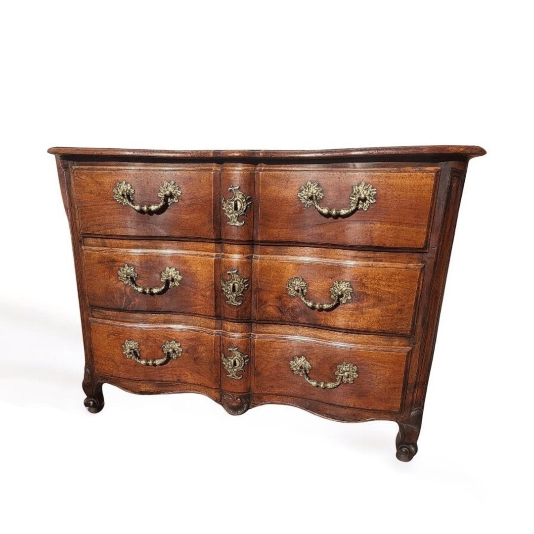 Magnifique Commode Arbalette Louis XV - Fin XVIIIe Siècle - Ethic Atelier