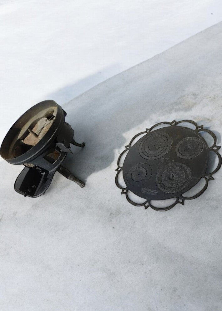 Magnifique et Rare Fourneau Poêle Courtot Aîné - Ethic Atelier