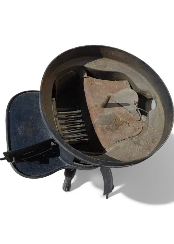 Magnifique et Rare Fourneau Poêle Courtot Aîné - Ethic Atelier