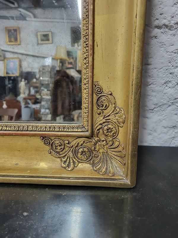 Miroir à palmettes rectangulaire du XIXe siècle - Ethic Atelier