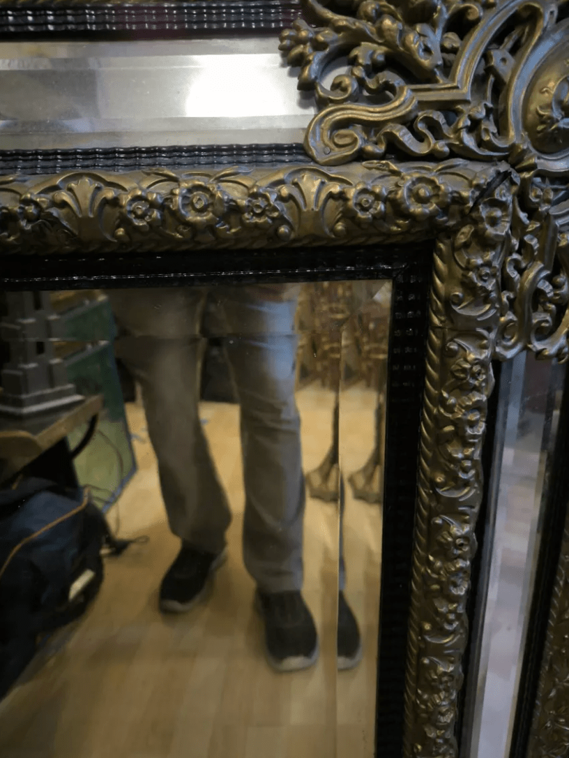 Miroir à Parecloses d'Époque Napoléon III - Ethic Atelier