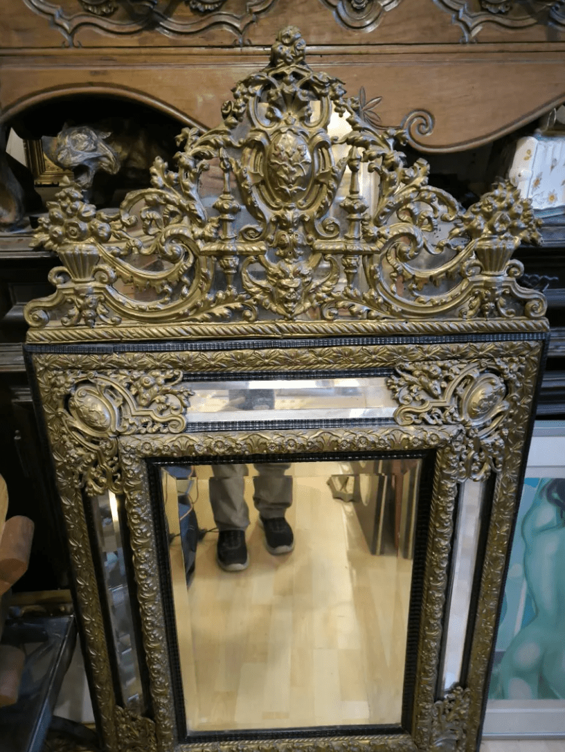 Miroir à Parecloses d'Époque Napoléon III - Ethic Atelier