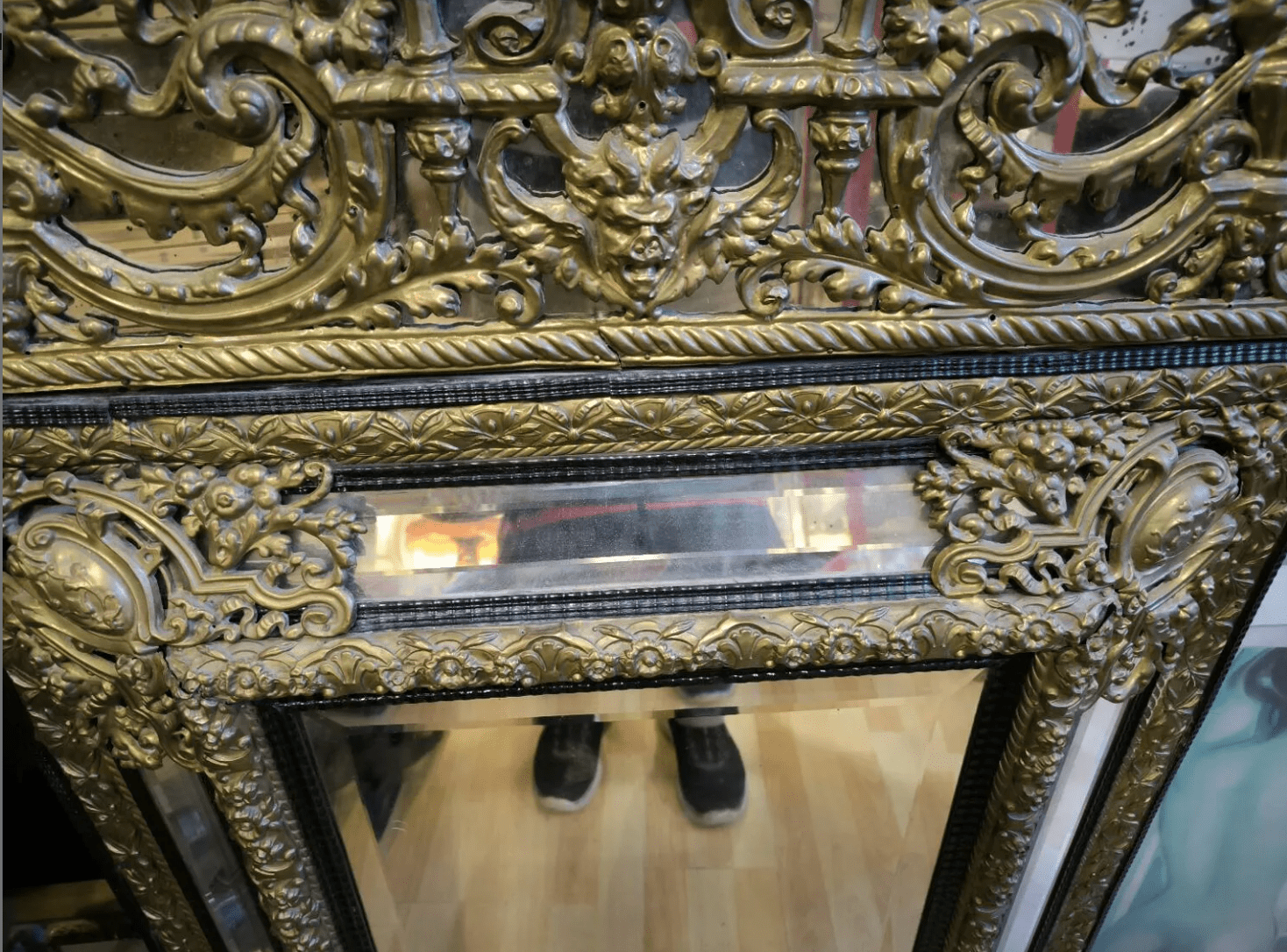 Miroir à Parecloses d'Époque Napoléon III - Ethic Atelier