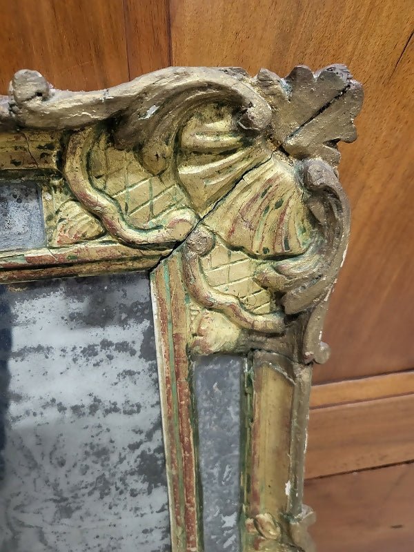 Miroir ancien à encadrement doré du XVIIIe siècle - Ethic Atelier