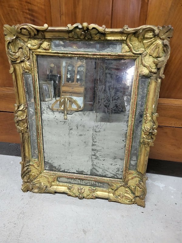 Miroir ancien à encadrement doré du XVIIIe siècle - Ethic Atelier