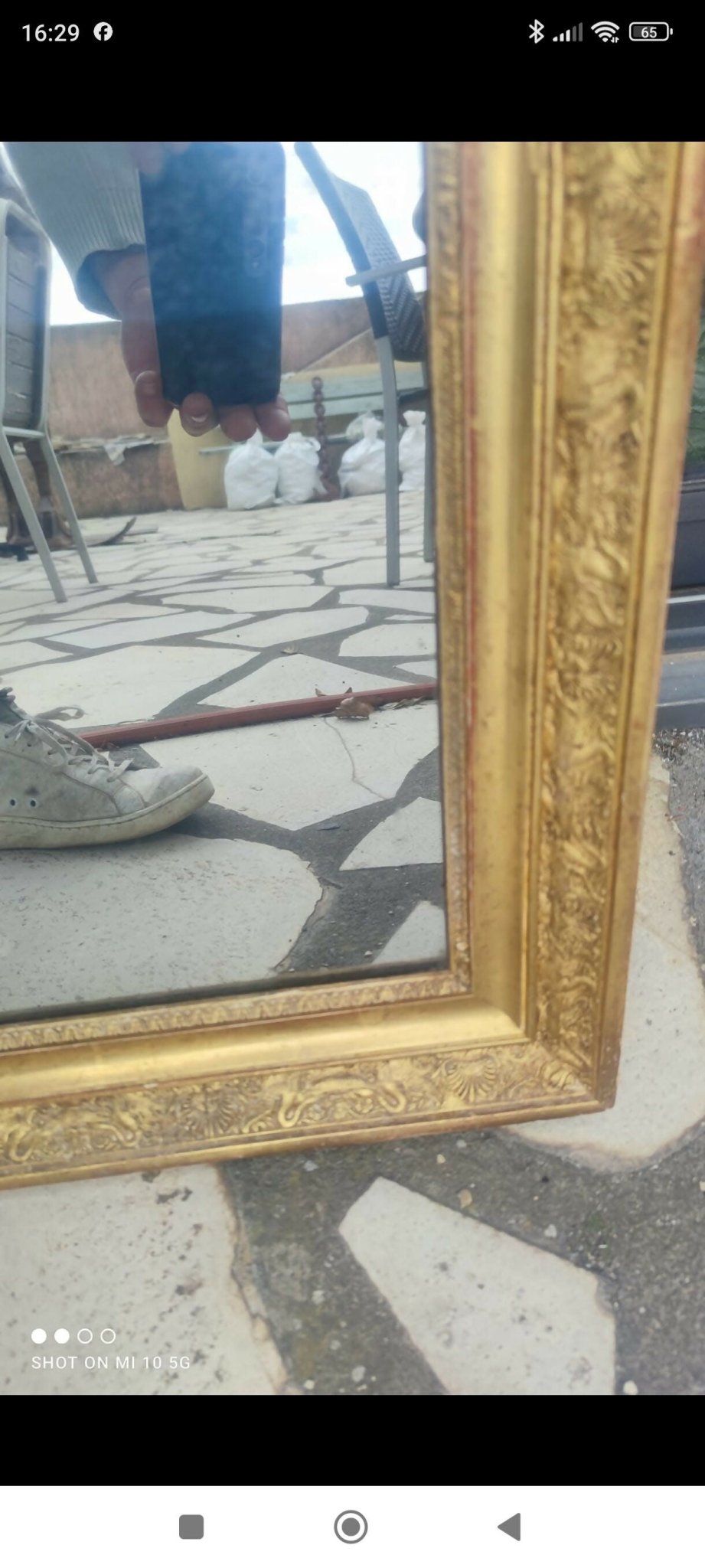 Miroir au mercure d'époque Restauration - Ethic Atelier