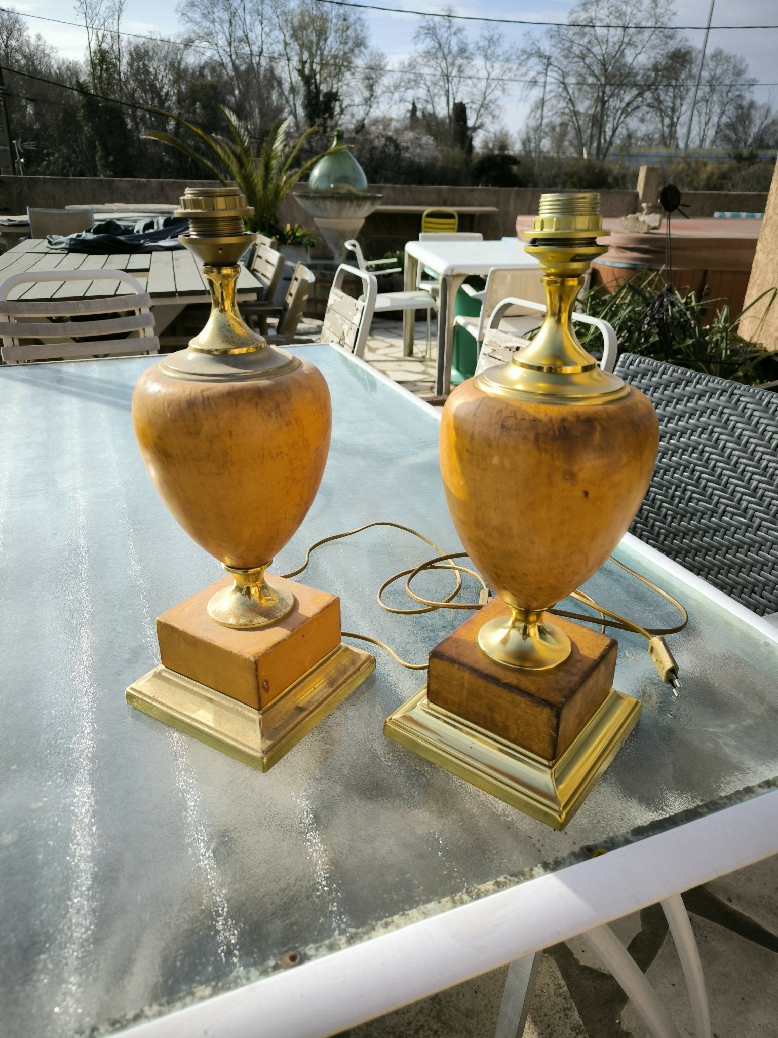 Paire de lampes modèle Porlander LE DAUPHIN - Ethic Atelier