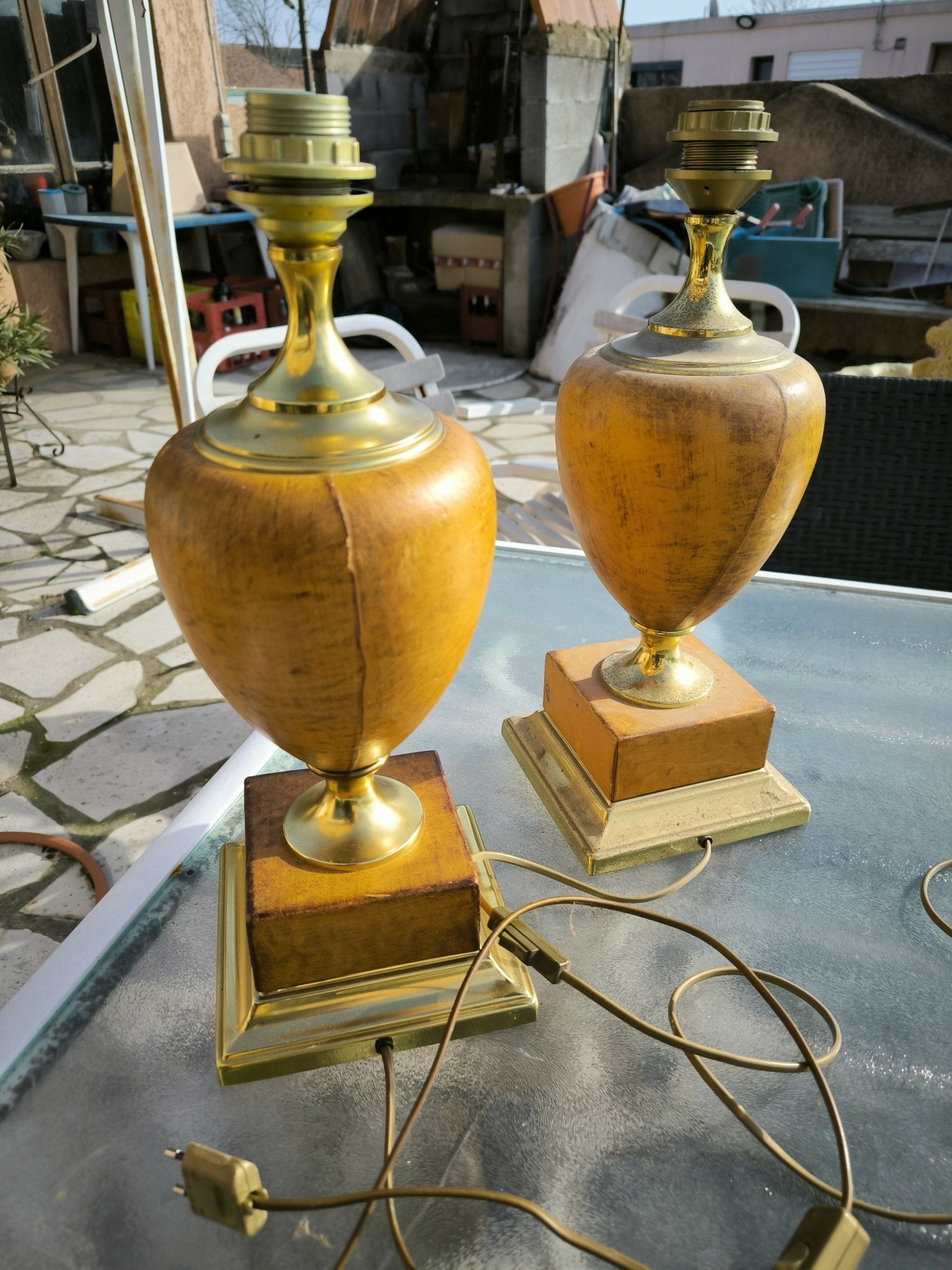 Paire de lampes modèle Porlander LE DAUPHIN - Ethic Atelier