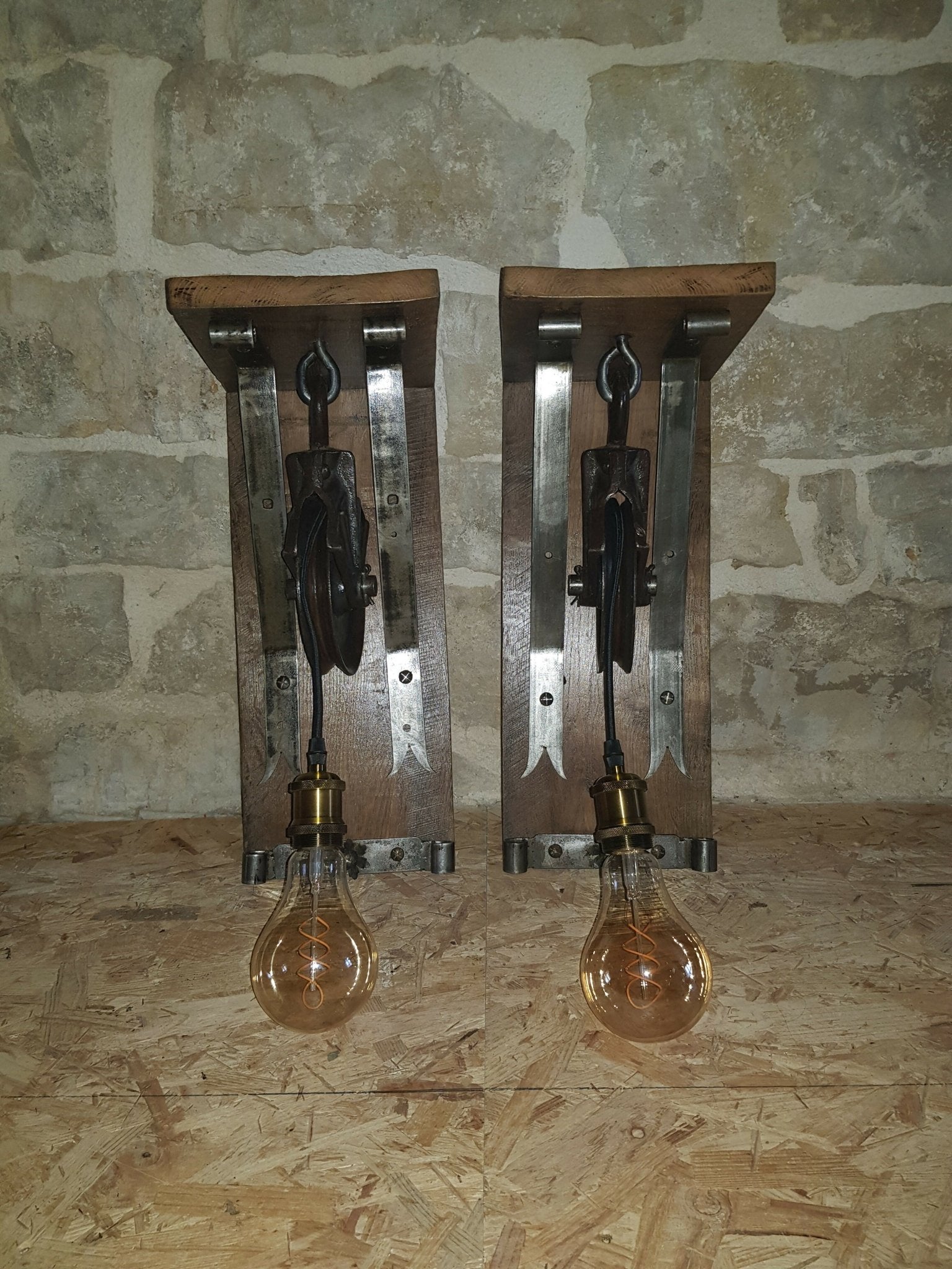 Paire de Lampes Murales Artisanales - Ethic Atelier