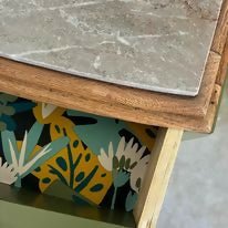 Paulette, table de chevet ancienne - Ethic Atelier