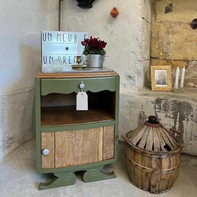 Paulette, table de chevet ancienne - Ethic Atelier