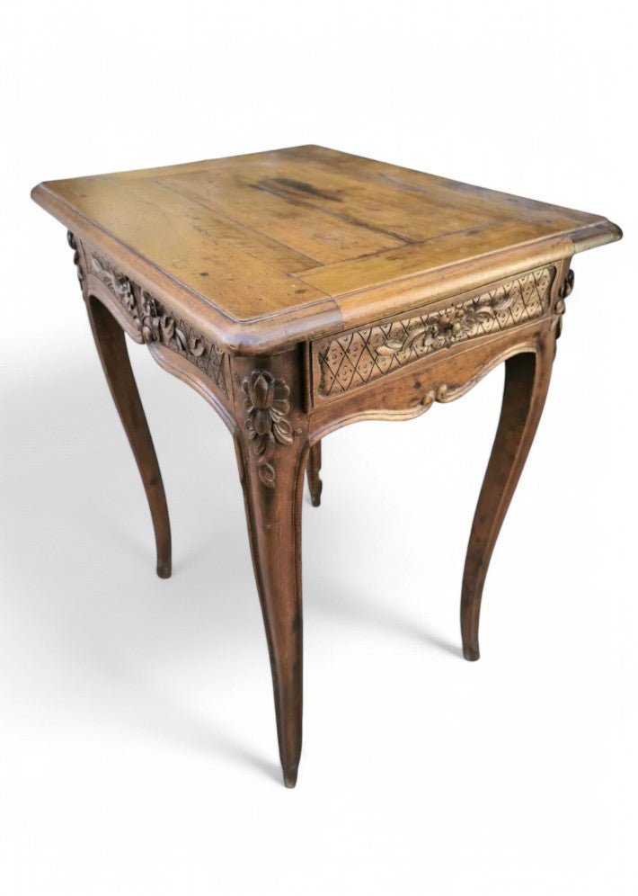 Petite Table de Changeur en Noyer du XVIIIème Siècle - Ethic Atelier