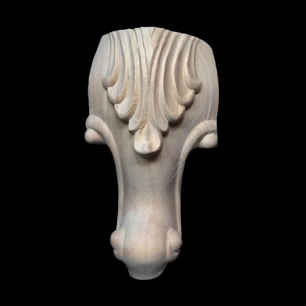 Pieds de Meuble en Bois Massif Sculptés HECTOR - Ensemble de 4 pour DIY Canapés, Tables, et Armoires - Ethic Atelier
