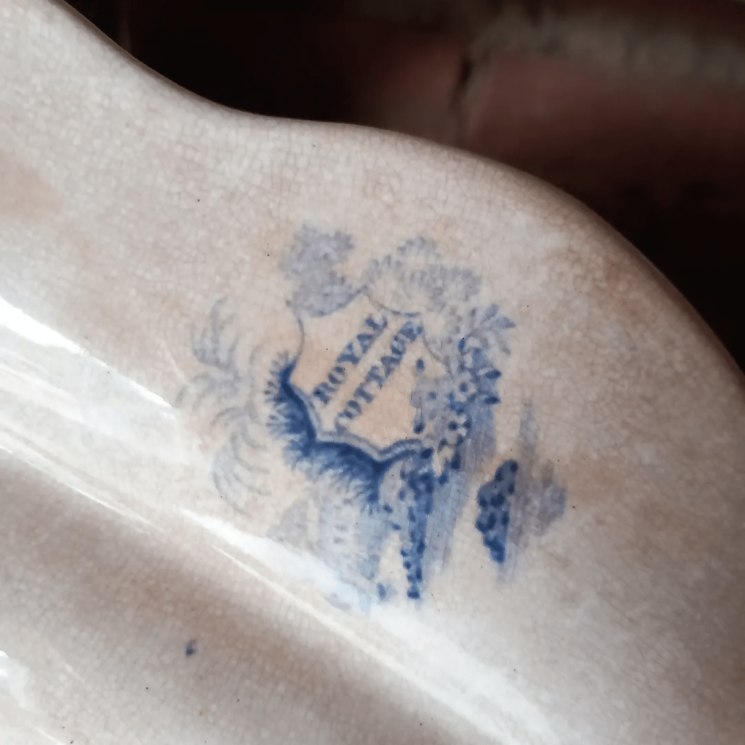 Plat en faïence anglaise XIXème - Ethic Atelier