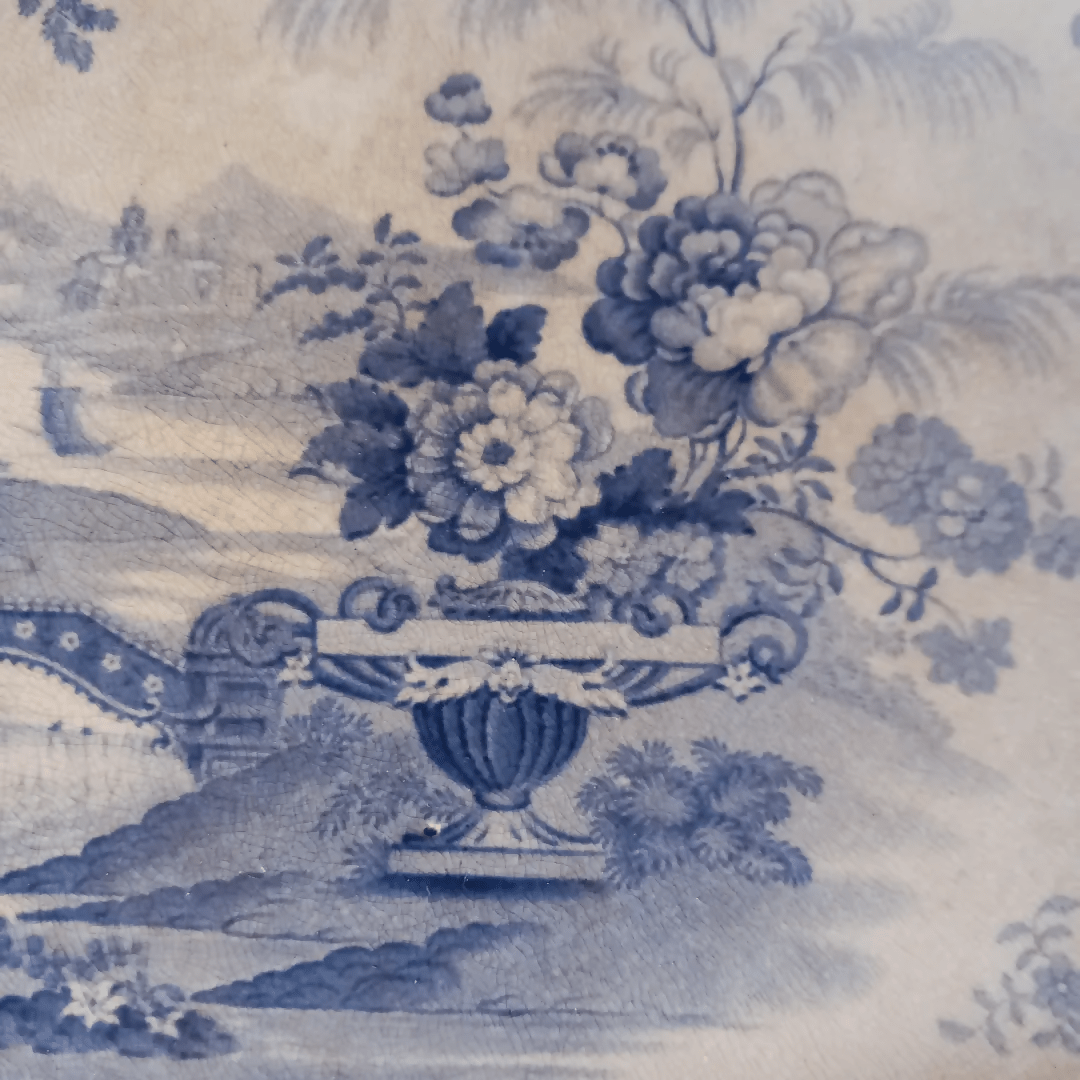 Plat en faïence anglaise XIXème - Ethic Atelier