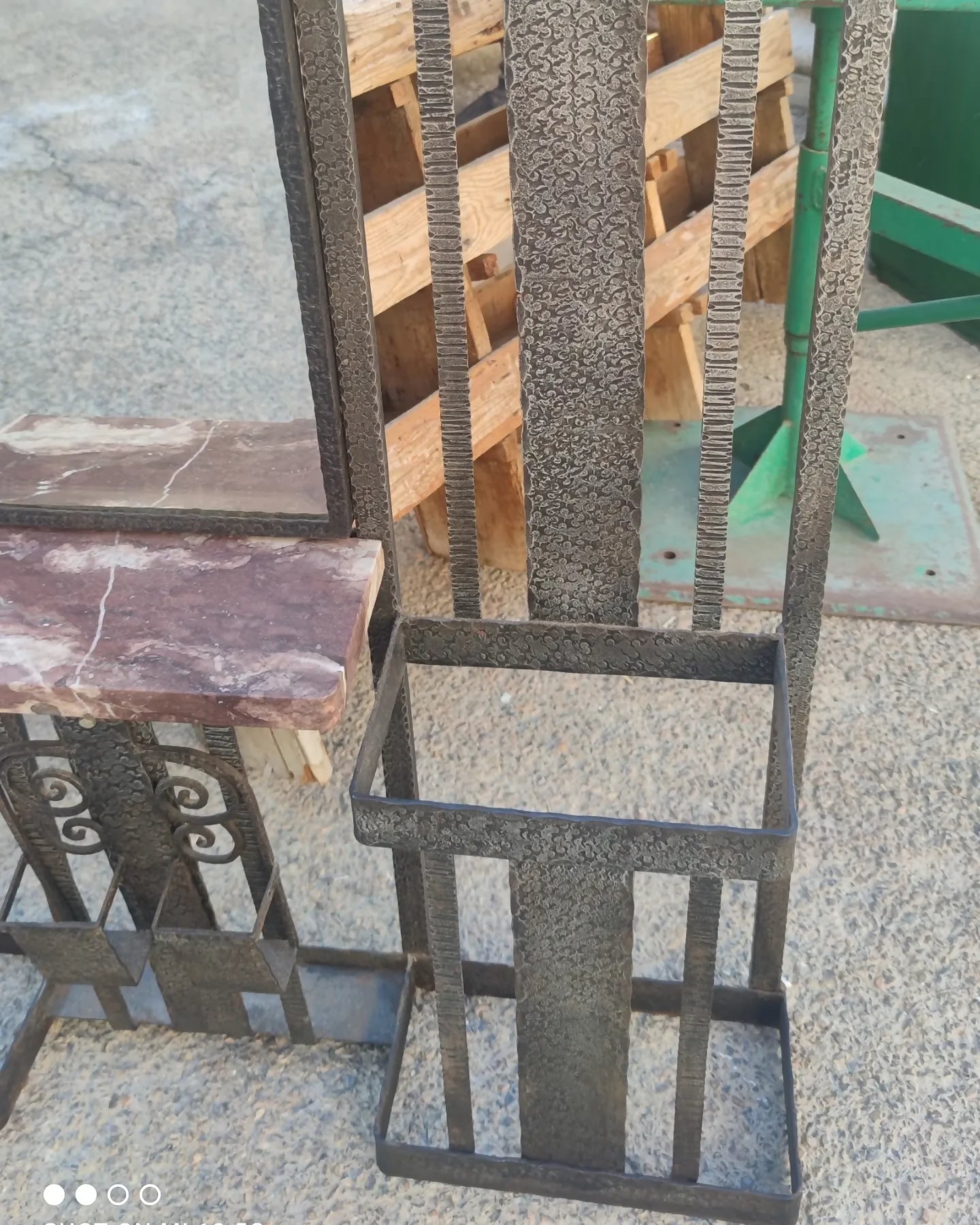 Porte manteaux de vestibule en fer forgé vers 1925 - Ethic Atelier