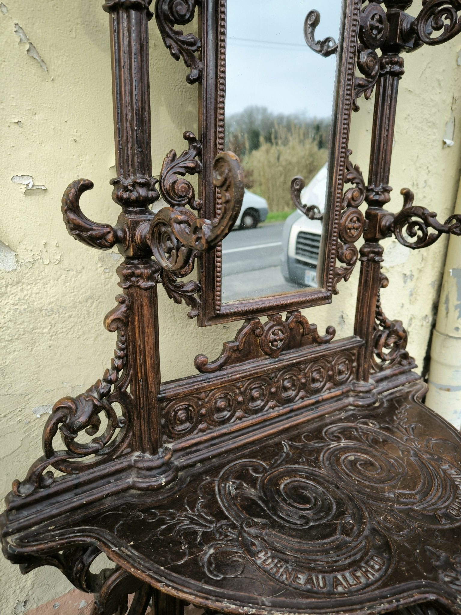 Porte manteaux de vestibule en fonte Alfred COURNEAU 1895 - Ethic Atelier