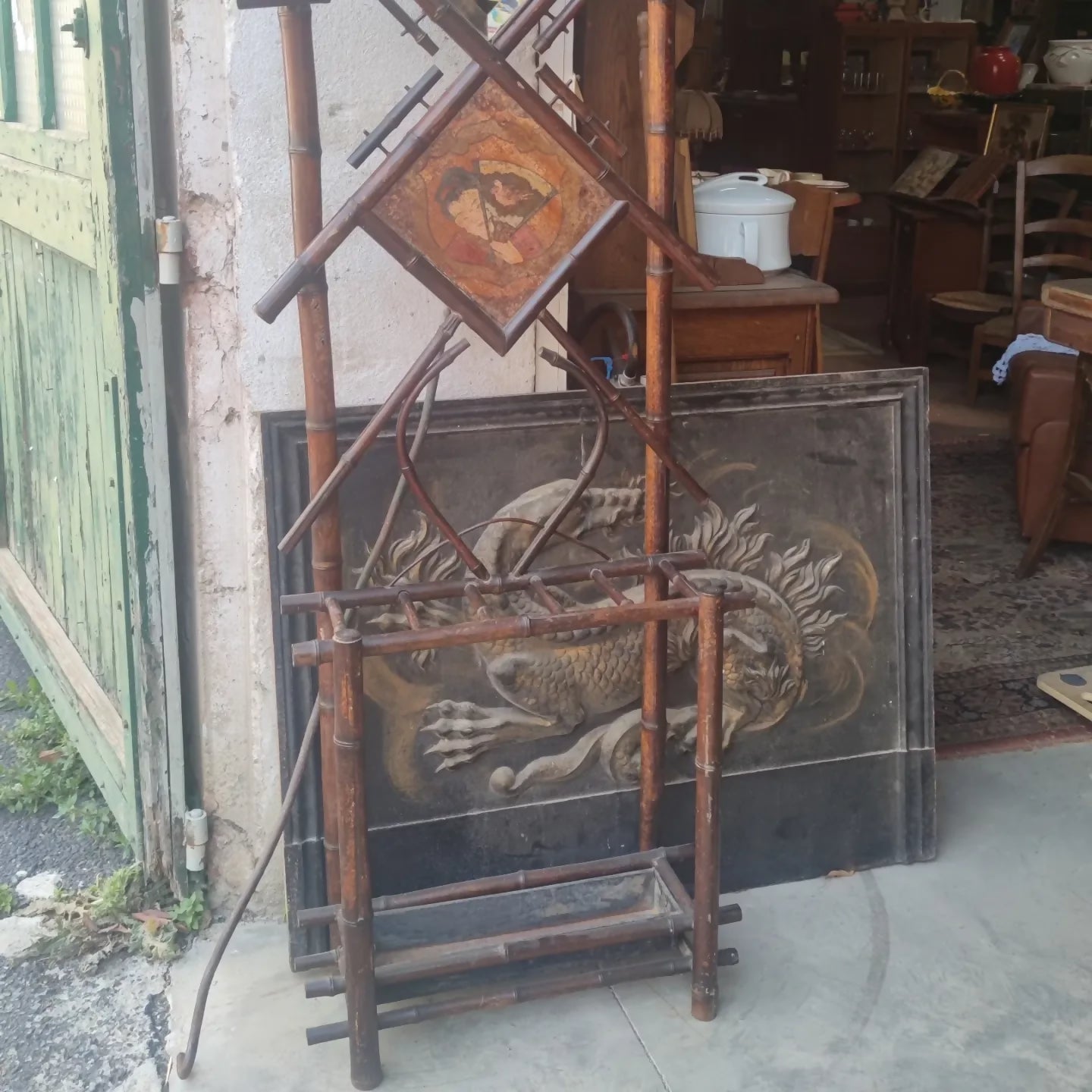 Porte manteaux en bambou vers 1900 - Ethic Atelier