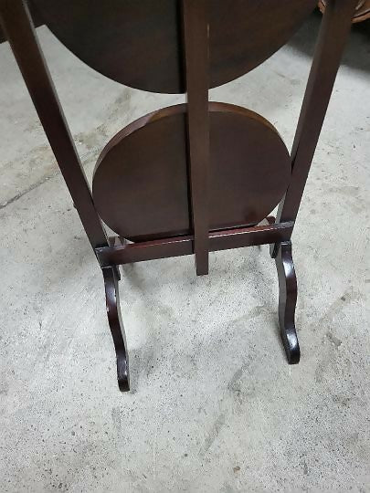 Présentoir à Gâteaux Pliant en Acajou – Élégance et Praticité - Ethic Atelier