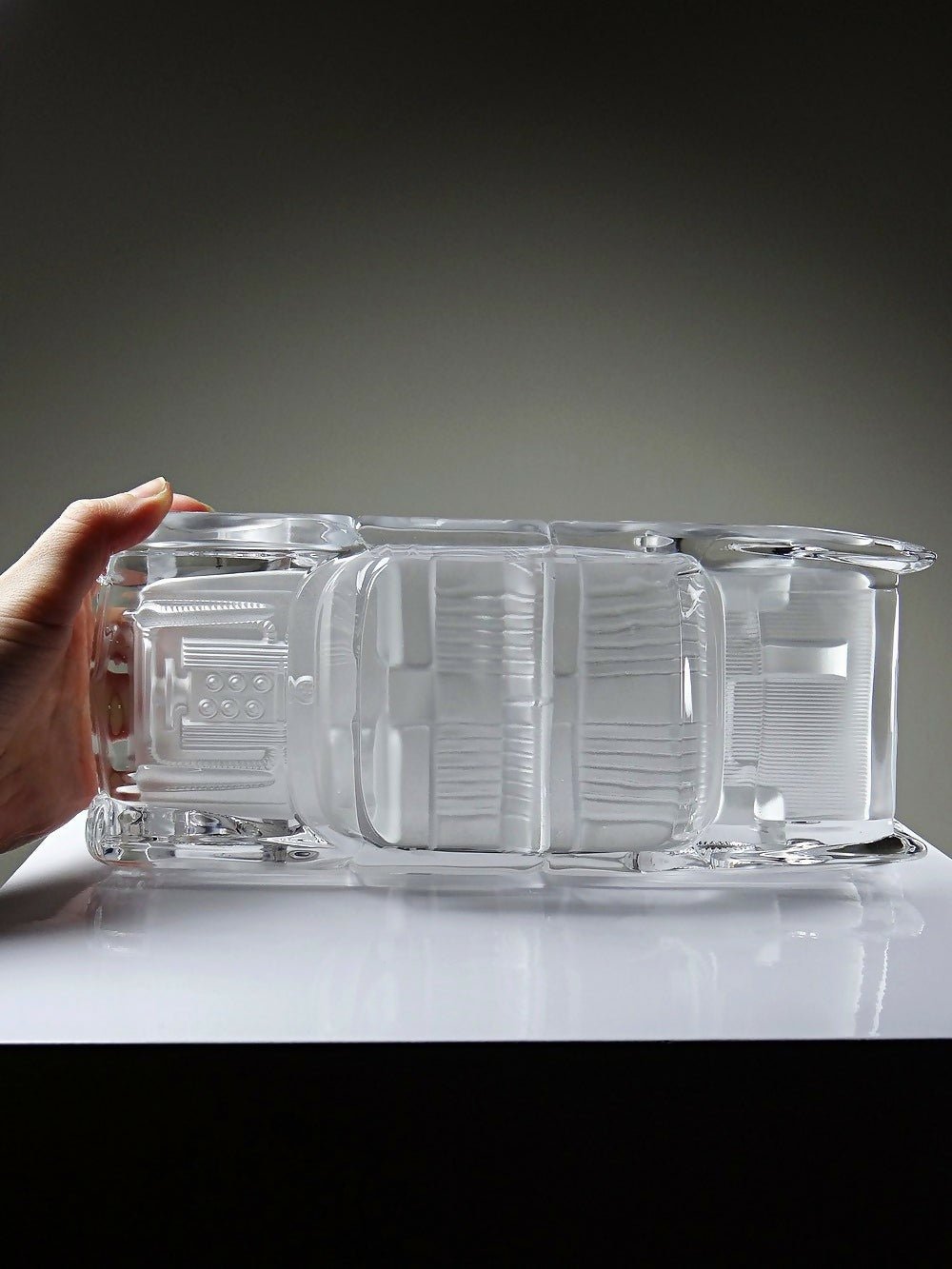 Presse papier vintage grosse voiture Chevrolet Bel Air 1957 en cristal - Ethic Atelier