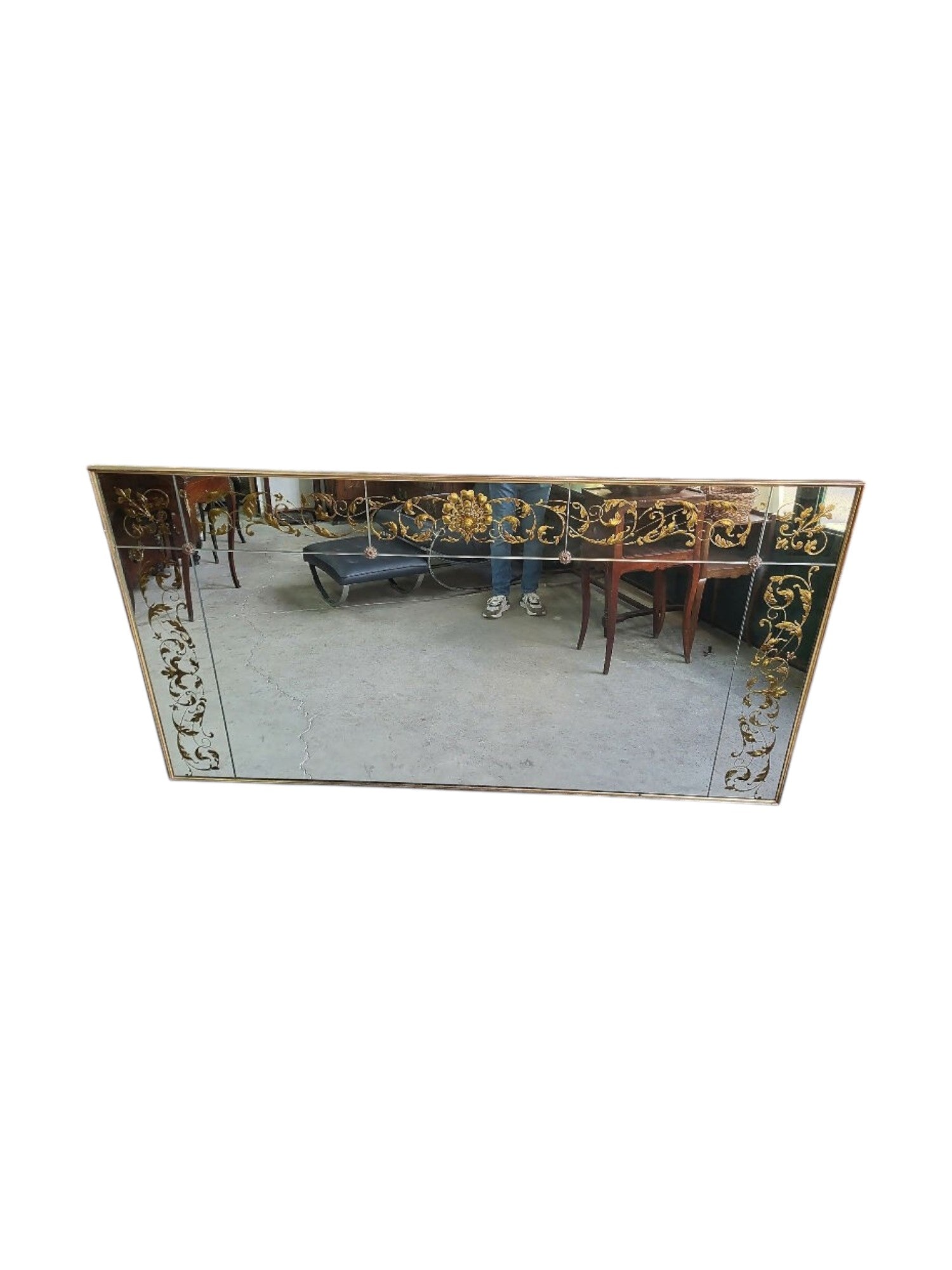 Miroir rectangulaire sérigraphié