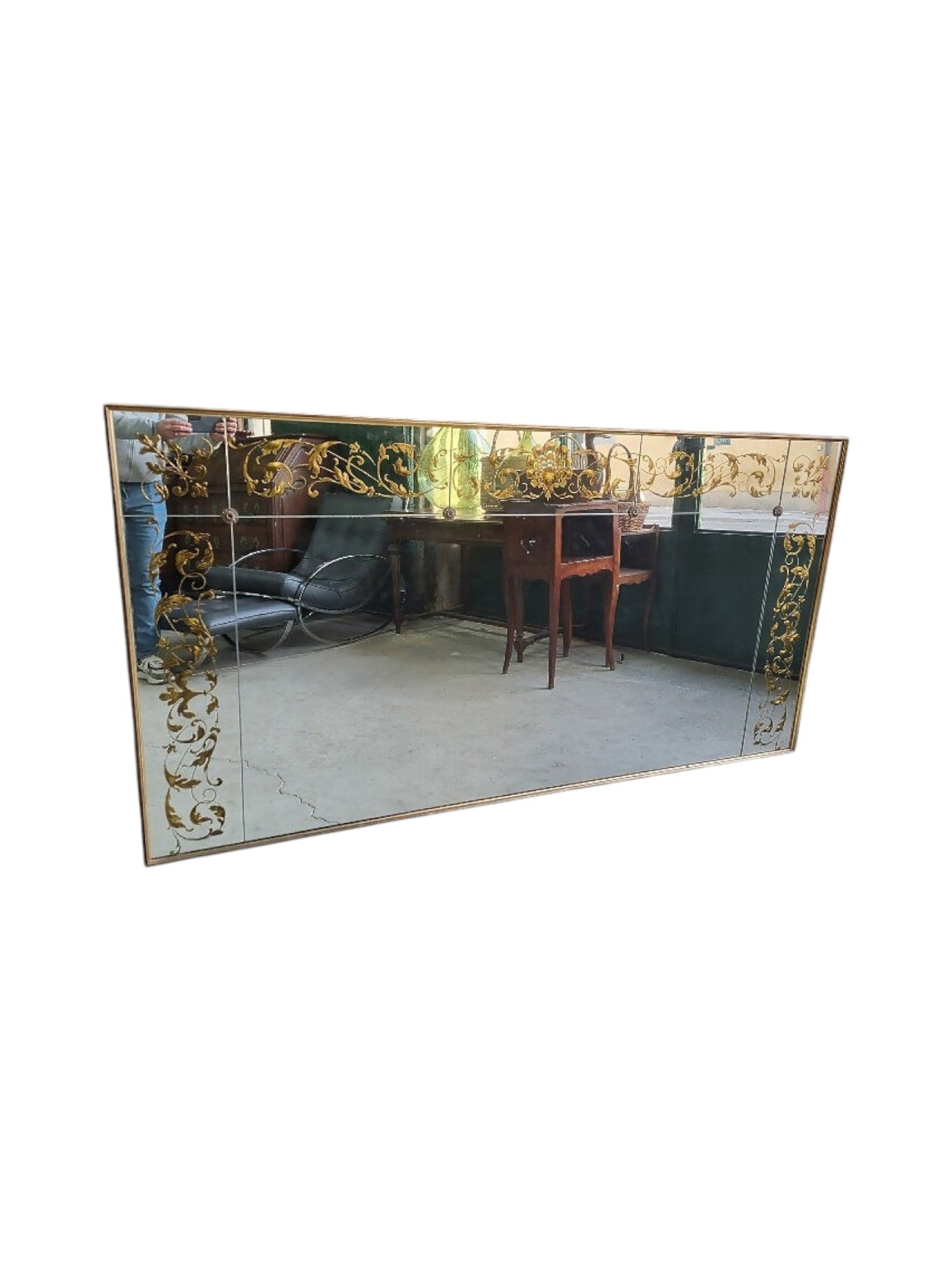 Miroir rectangulaire sérigraphié