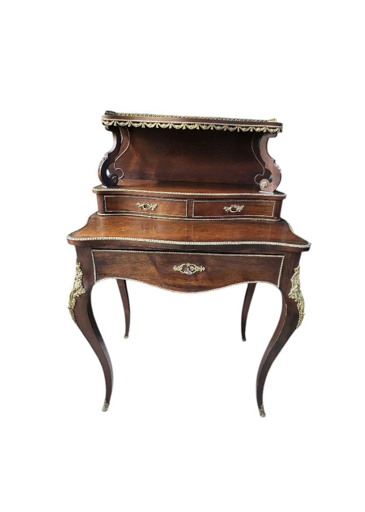 Bureau à gradins écritoire en palissandre du XIXe siècle