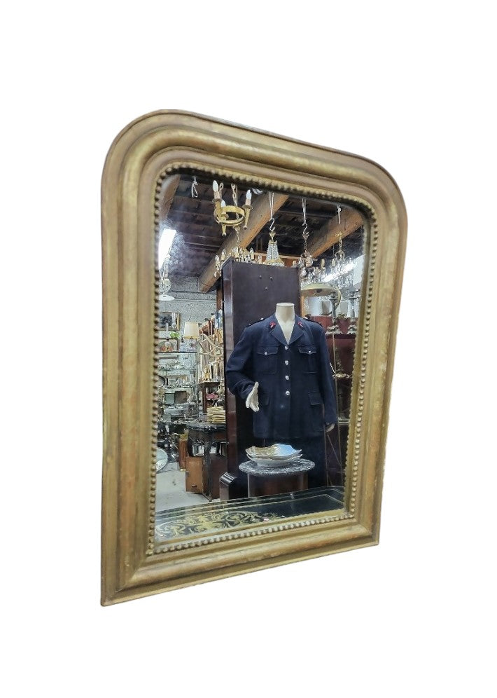 Miroir Louis Philippe doré
