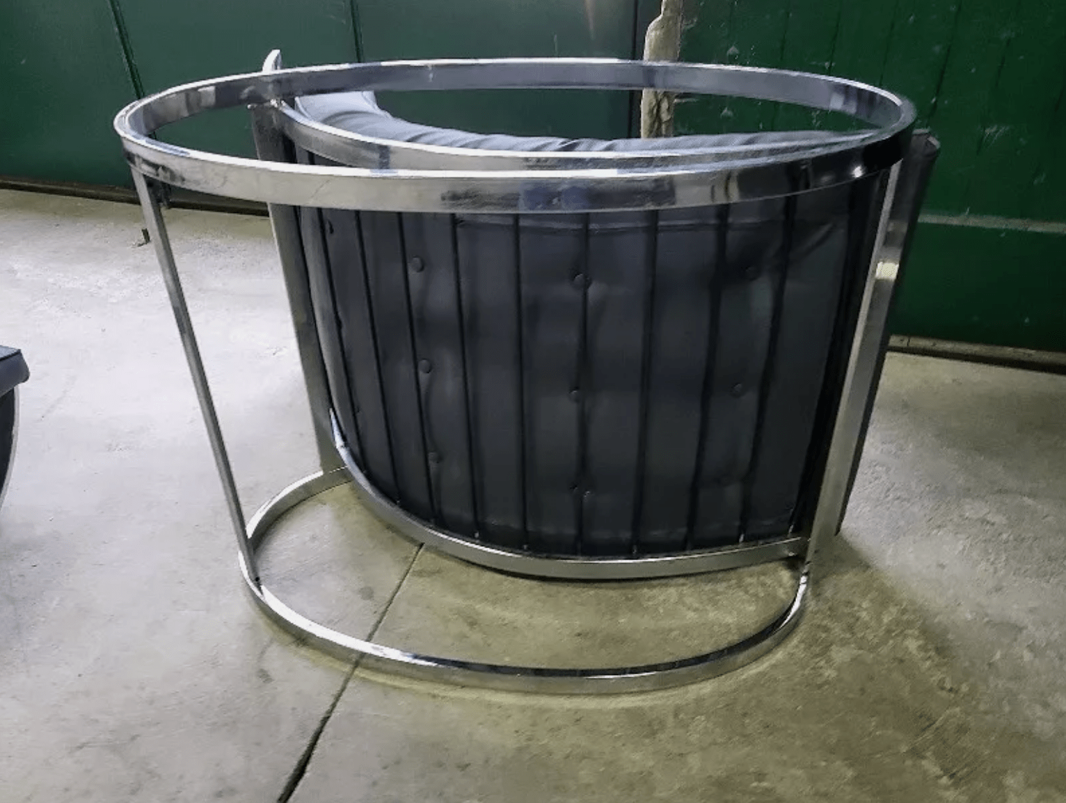 Rocking Chair Vintage avec repose - pieds en sky - Ethic Atelier