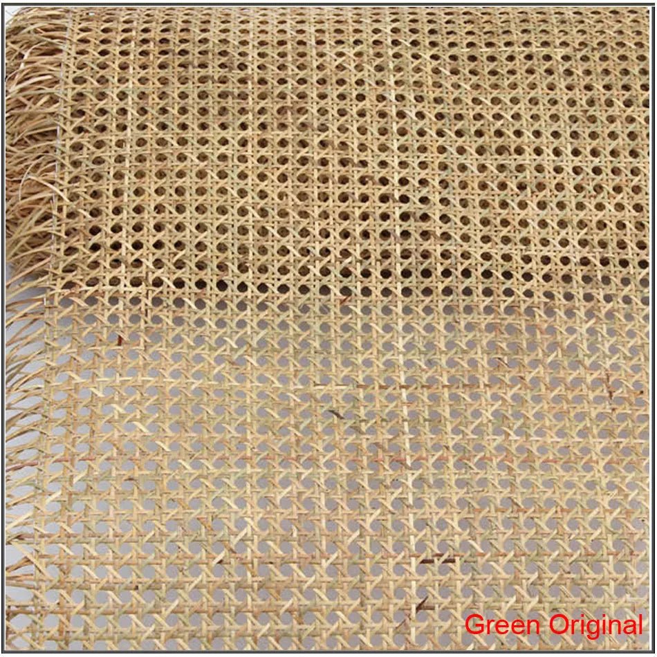 Rotin Indonésien Naturel, Bordures Ronde Green Original - Ethic Atelier - Ethic Atelier