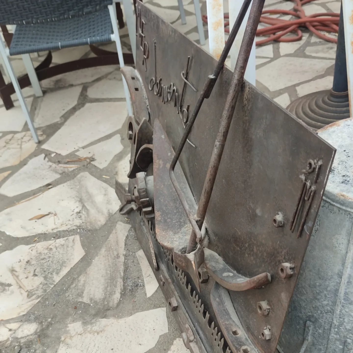 Sculpture murale la mer démontée par Jean MAURIN 1991 - Ethic Atelier