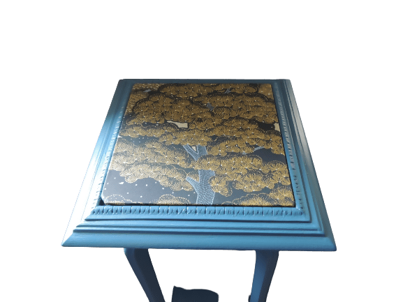 Sellette haute en bois année 1940 - 1950 - Ethic Atelier