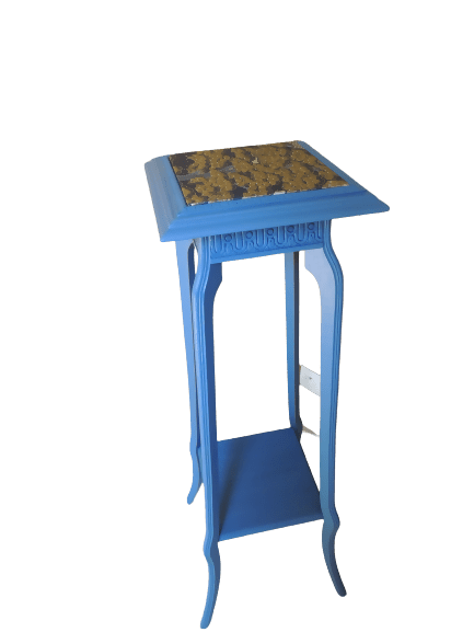 Sellette haute en bois année 1940 - 1950 - Ethic Atelier