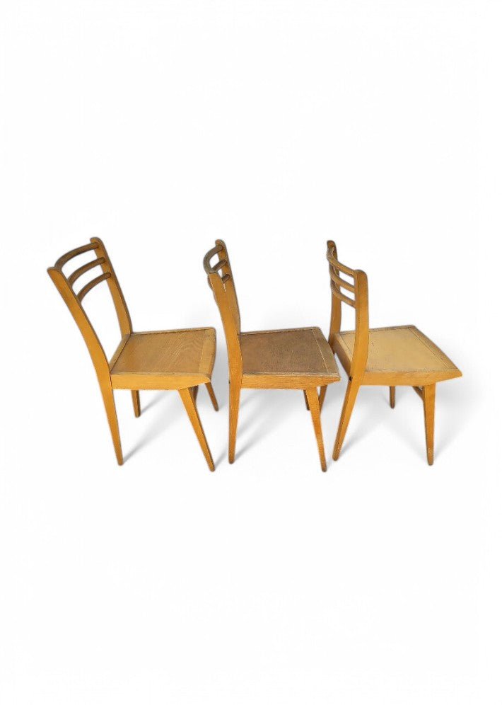 Série de 3 chaises de bistrot 1950 - Ethic Atelier