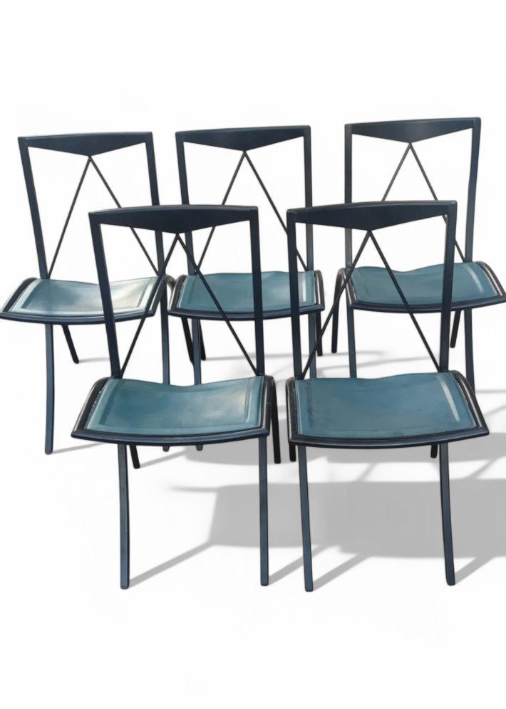 Série de 5 Chaises Bella Pliantes par Cattelan Italia – Années 80 - Ethic Atelier