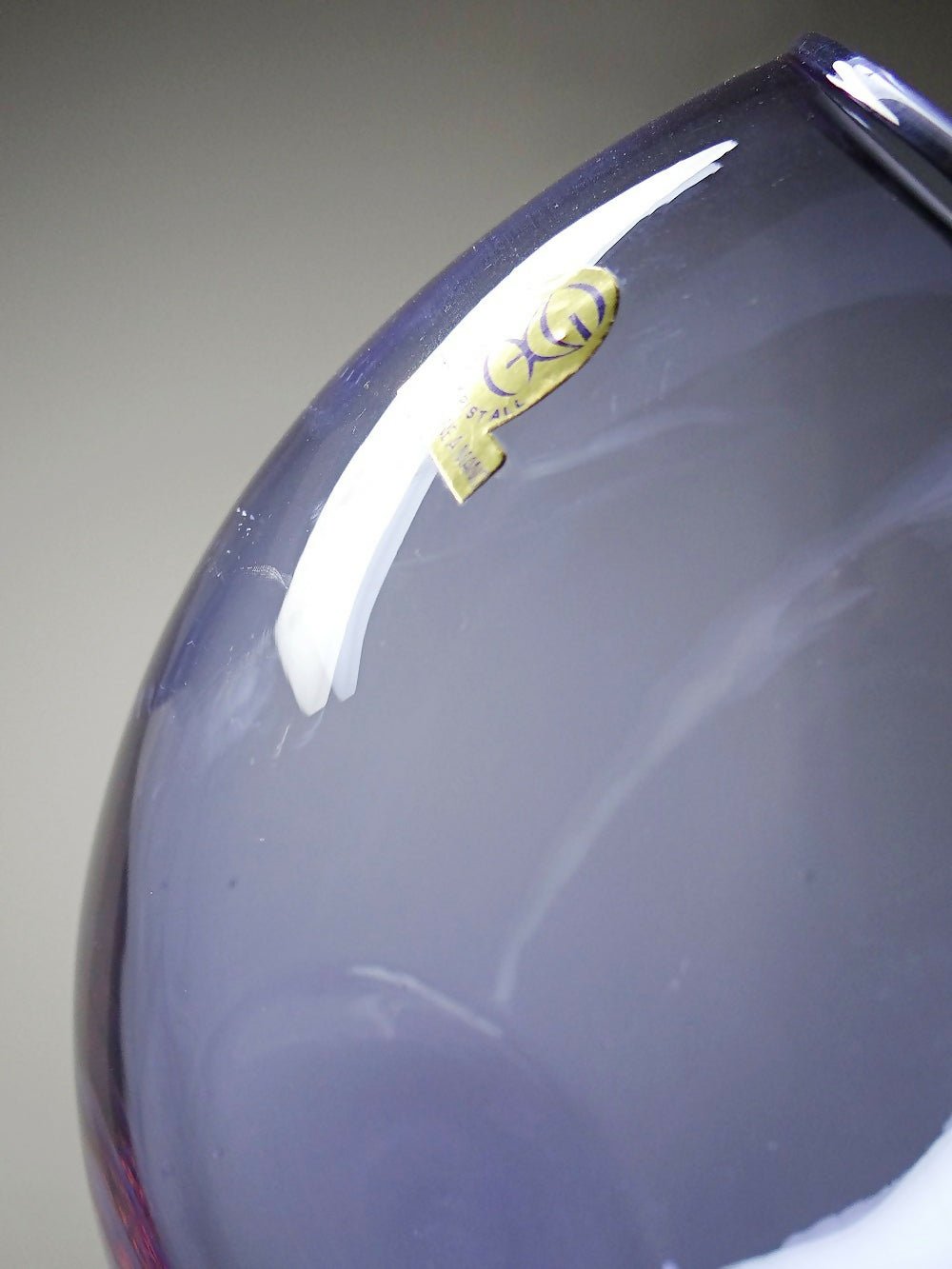 Service à sangria/punch vintage années 70 cristal Alexandrite "Bleikristall" - Ethic Atelier