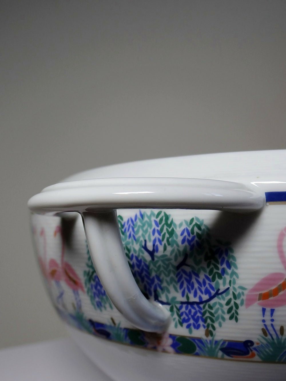 Soupière en porcelaine fine de Limoges Bernardaud Borel 1986 limité - Ethic Atelier