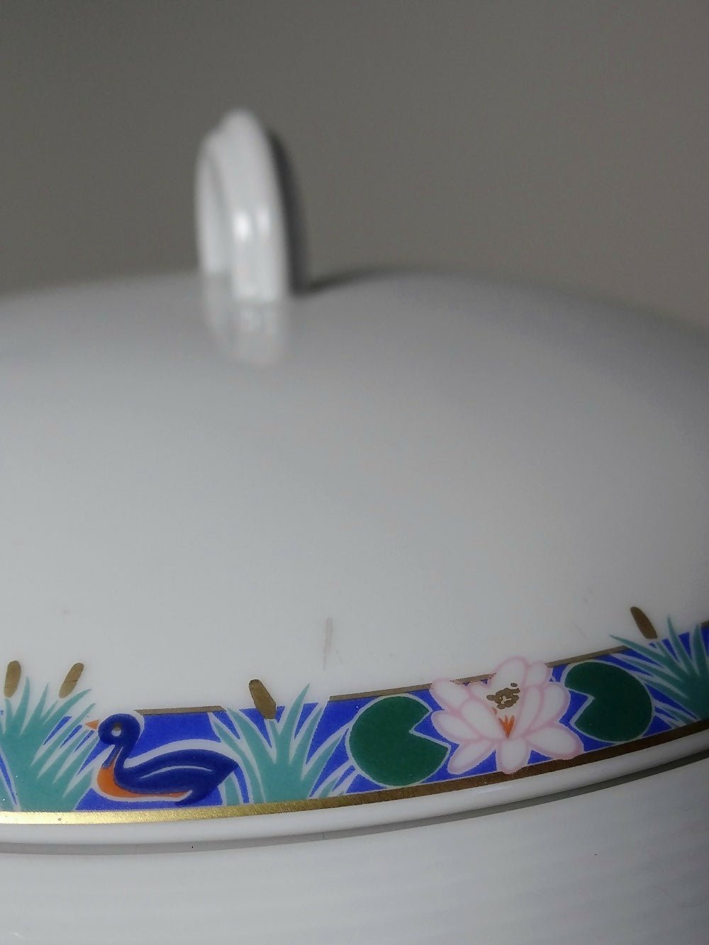 Soupière en porcelaine fine de Limoges Bernardaud Borel 1986 limité - Ethic Atelier