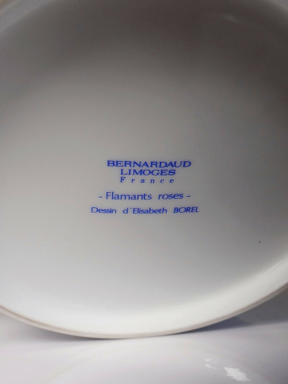 Soupière en porcelaine fine de Limoges Bernardaud Borel 1986 limité - Ethic Atelier