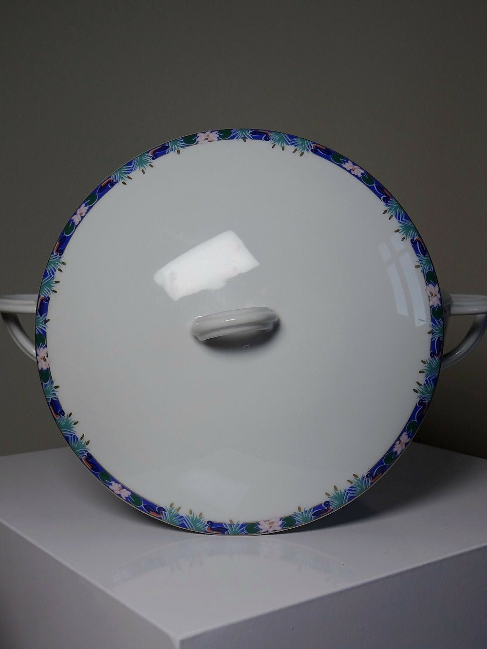 Soupière en porcelaine fine de Limoges Bernardaud Borel 1986 limité - Ethic Atelier