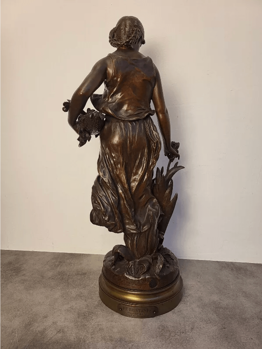Statue en Bronze Tournant "Le Printemps" – Hippolyte Moreau - Ethic Atelier