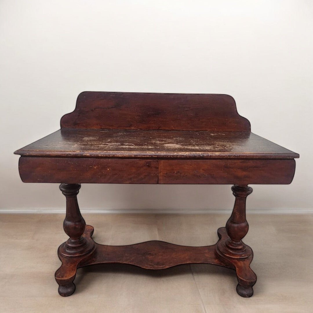 Superbe Bureau 2 Tiroirs de Style Anglais - XIXe Siècle - Ethic Atelier