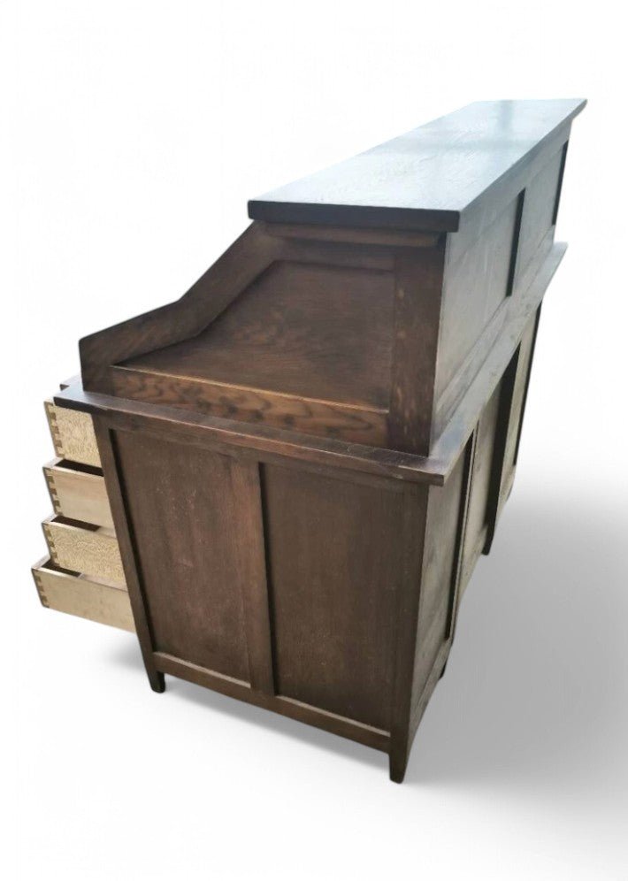 Superbe Bureau Américain en Chêne Style Art Déco - Ethic Atelier