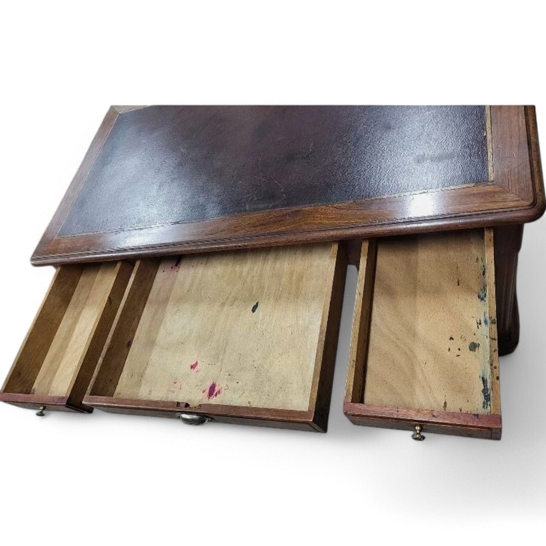 Superbe Bureau Plat Art Déco 1930 - Ethic Atelier