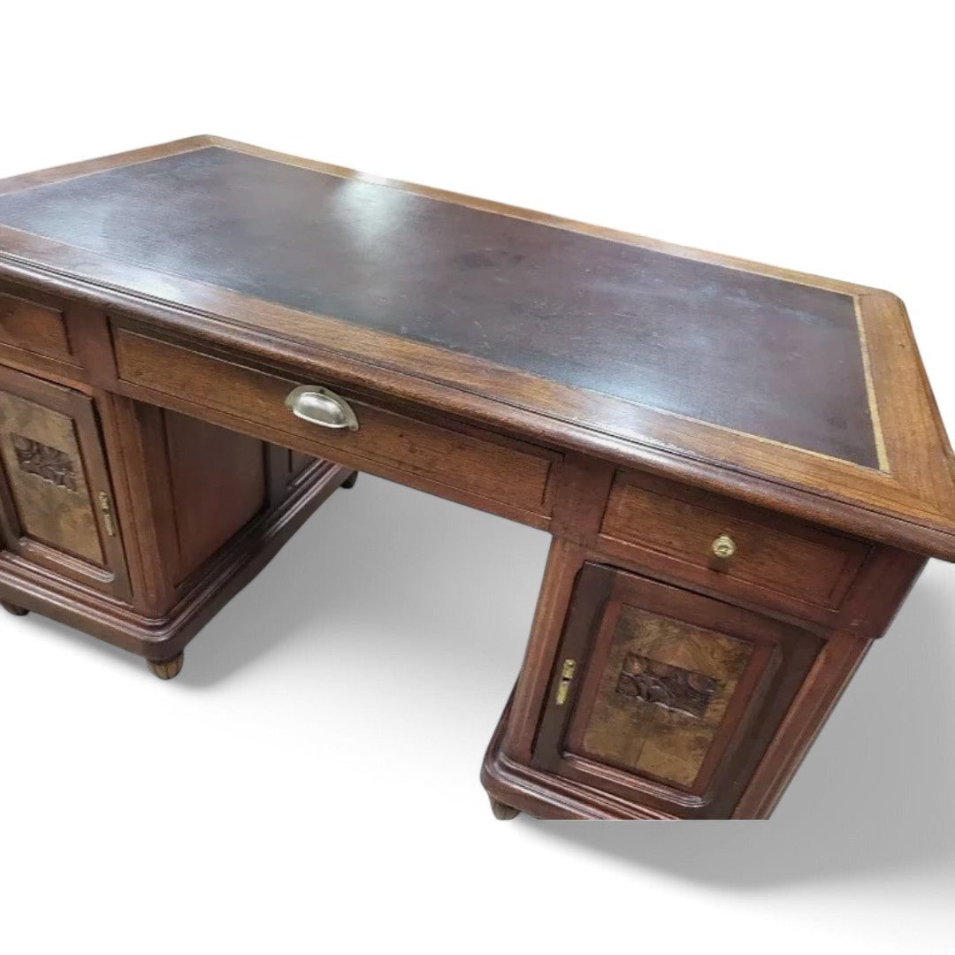 Superbe Bureau Plat Art Déco 1930 - Ethic Atelier