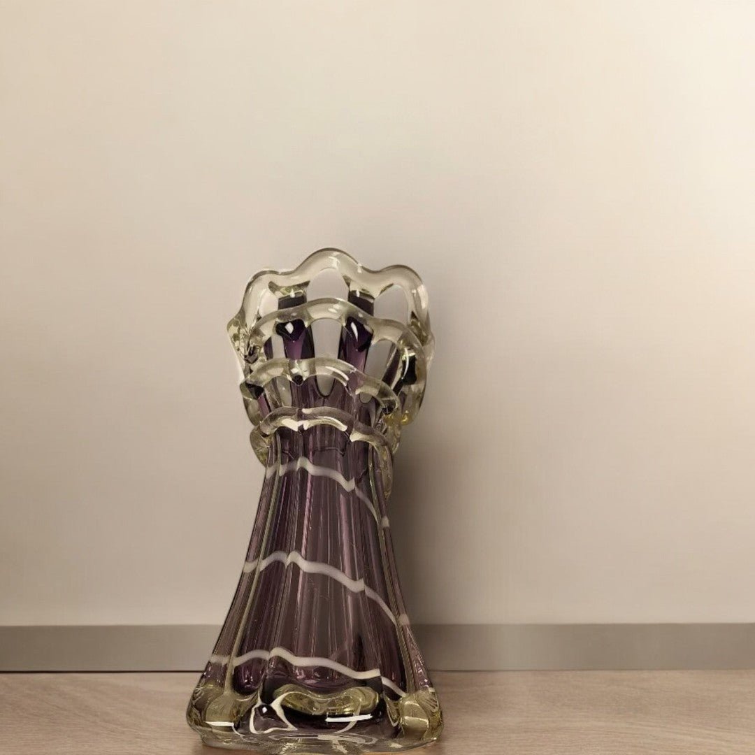 Superbe Grand Vase Style Murano 30,5 CM de haut - Ethic Atelier