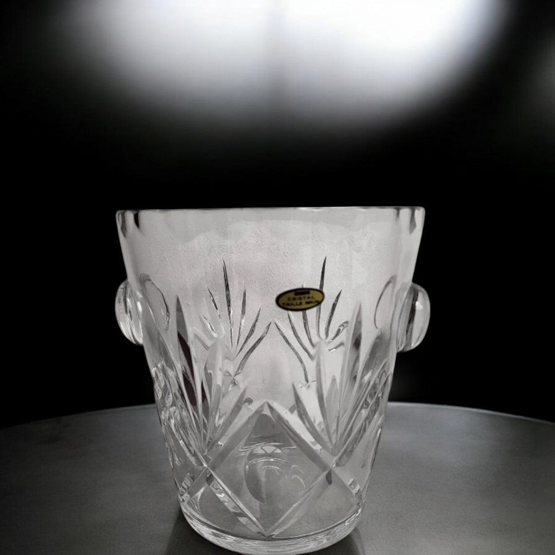 Superbe Seau à Champagne en Cristal 24% - Compagnie Cristallière de Lorraine - Ethic Atelier