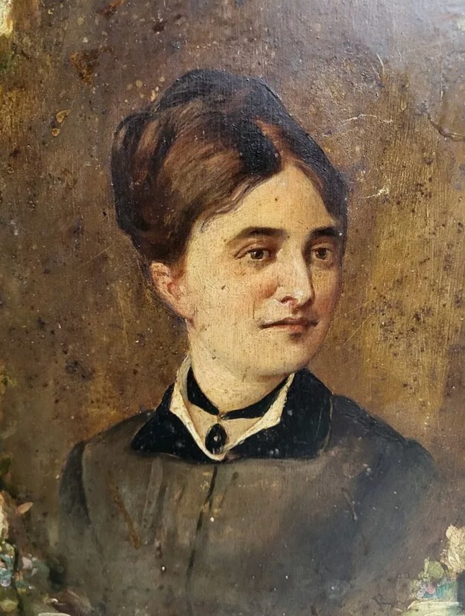 Superbe Tableau Portrait - Huile sur Panneau signé Pierre Pascal (Début XXe siècle) - Ethic Atelier