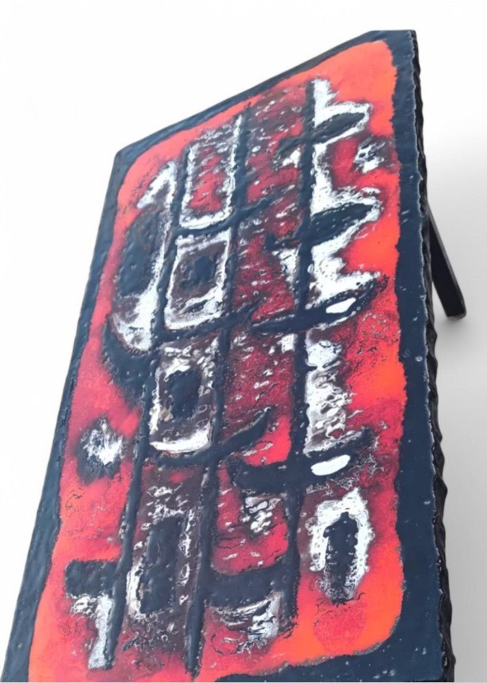 Table Basse en Céramique sur Pierre de Lave Vers 1950/60 - Ethic Atelier