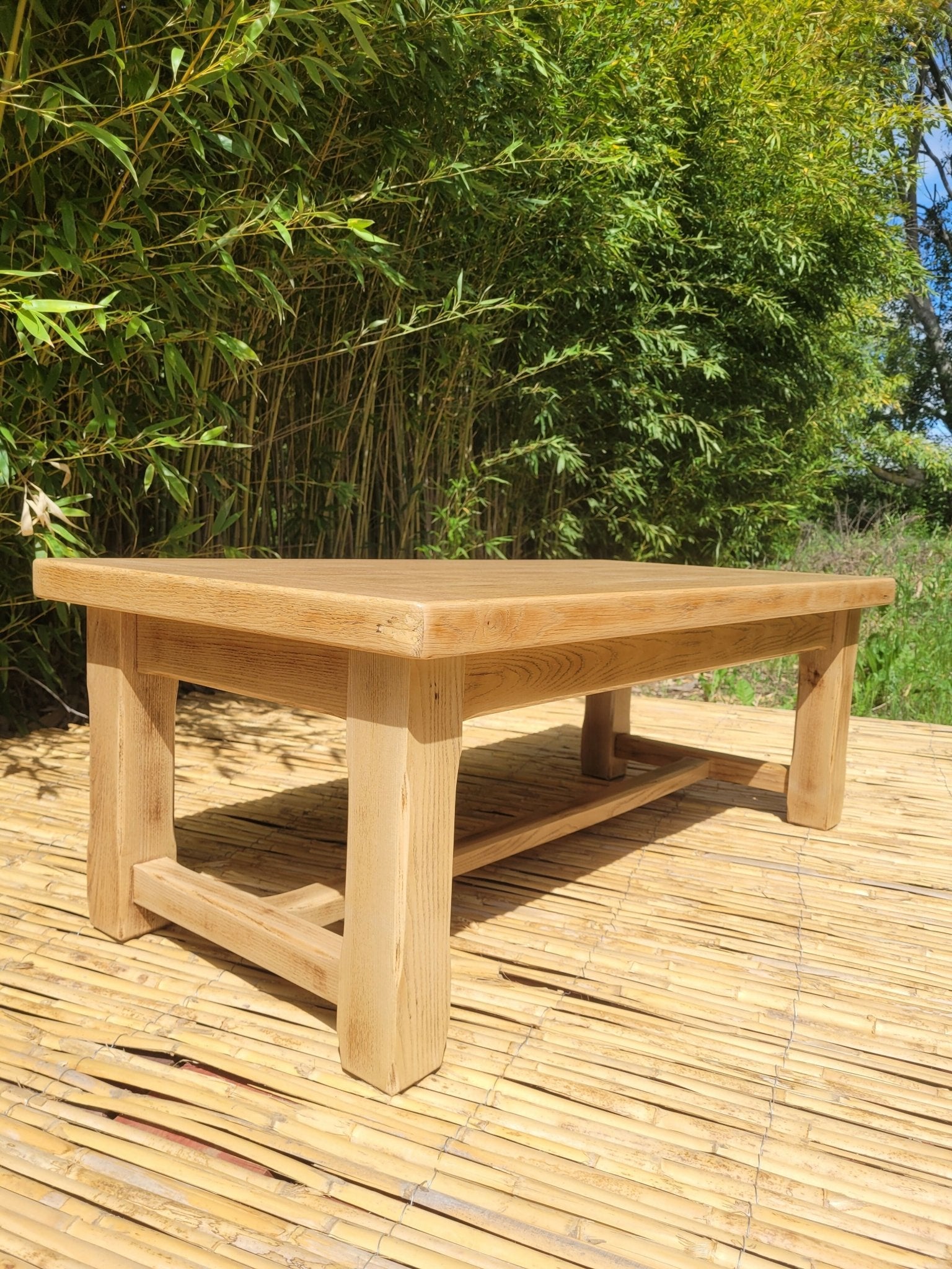 Table basse en chêne - rénovée - Ethic Atelier
